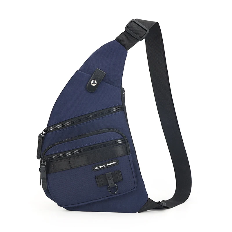 Bolsa de peito casual crossbody masculina, perfeita para o dia a dia. Leve seus pertences com segurança, conforto e estilo. Ideal para diversas ocasiões. — foto 1