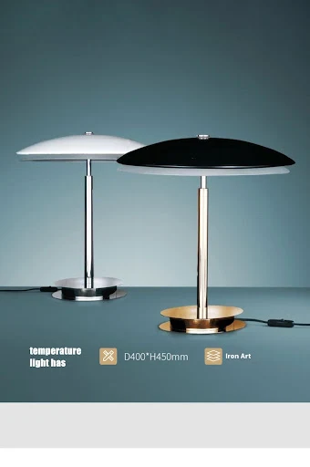 Title 2, Mushroom Wrought Iron Simple Bedroom Bedside La...