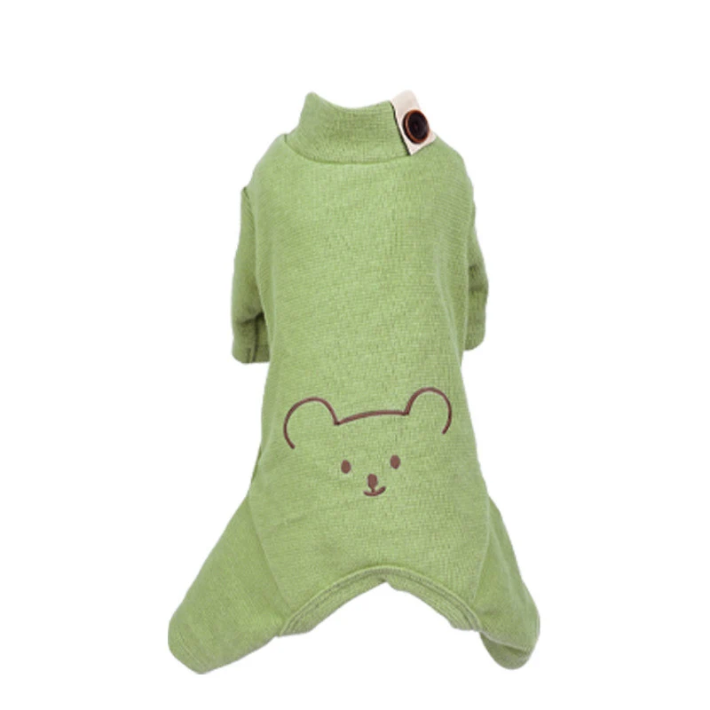 Title 3, Pijama de algodón para mascotas con cuatro pata...