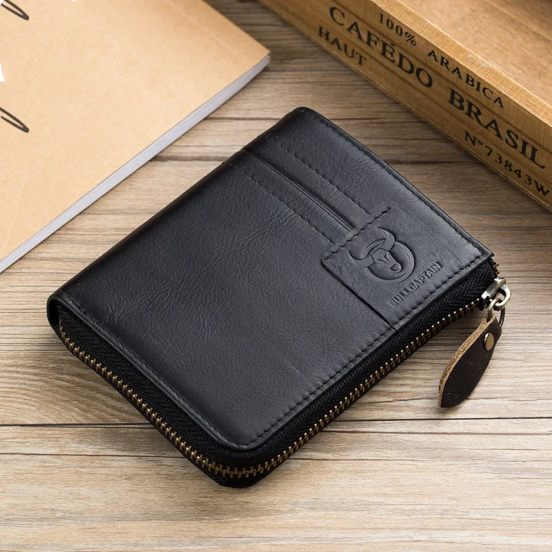 Title 4, Captain Bull zipper purse, a secure and spaciou...