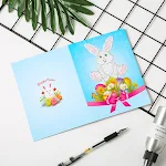 Novo Kit 4 Cartões de Saudação de Pintura Diamante DIY. Crie cartões personalizados com brilho e beleza, uma atividade relaxante e um presente especial. — foto 5