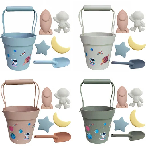 Title 10, Childrens Outdoor Snow Bucket Silicone Beach T...