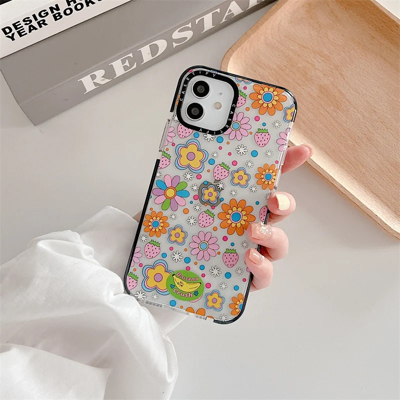 Title 1, Capinha para celular iPhone 13 Pro com flores c...