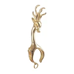 Novo Anel de Cobre Lucky Deer, amarelo esfumaçado, anti-impressão digital, com liberação de dedo, para uso confortável e design atraente. — foto 8