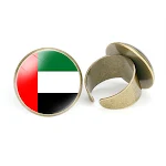 Anel Aberto Vintage com Bandeiras Nacionais Asiáticas, acessório estiloso e cheio de personalidade, ideal para looks autênticos. — foto 40