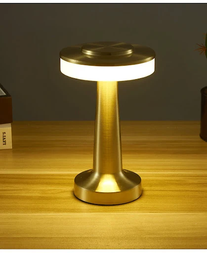 Title 7, Touch LED Charging Table Lamp Creative Mushroom...