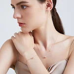 Colar feminino de meteorito de desejo, prata esterlina com diamantes, design criativo, presente charmoso e elegante para mulheres. — foto 10