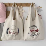 Canvas Crossbody Bag Tote Shoulder Bag Durable and stylish everyday carry Versatile design with ample storage for books, — photo 6