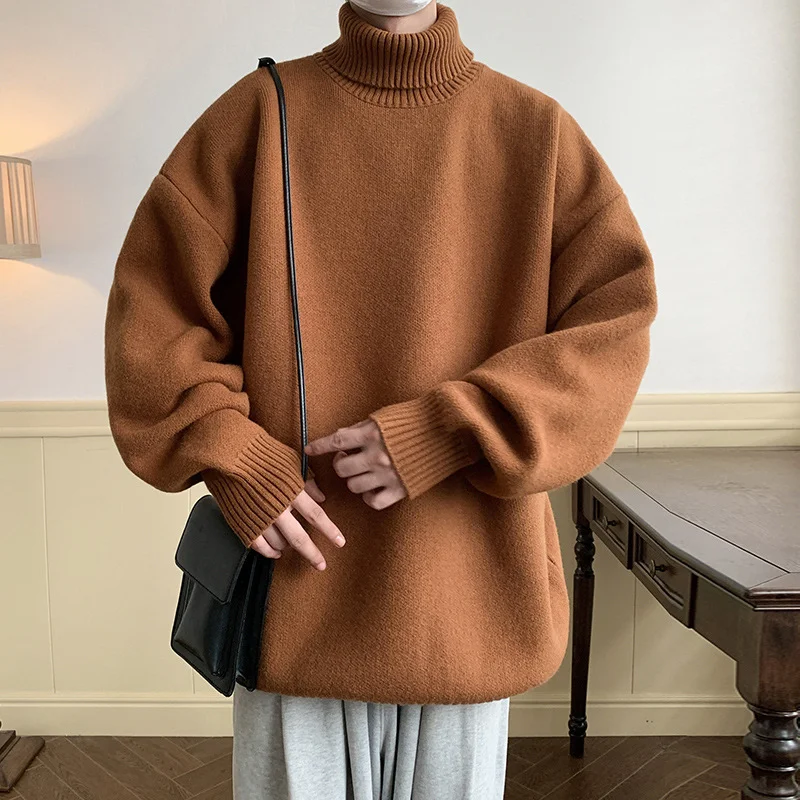 Solid Color Loose Pullover Inner Wear Sweater for Women, soft and comfortable, perfect as a base layer or a light garmen — photo 8