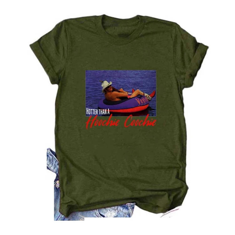 Title 5, Womens "Hotter Than A Hoochie Coochie" Crew Ne...