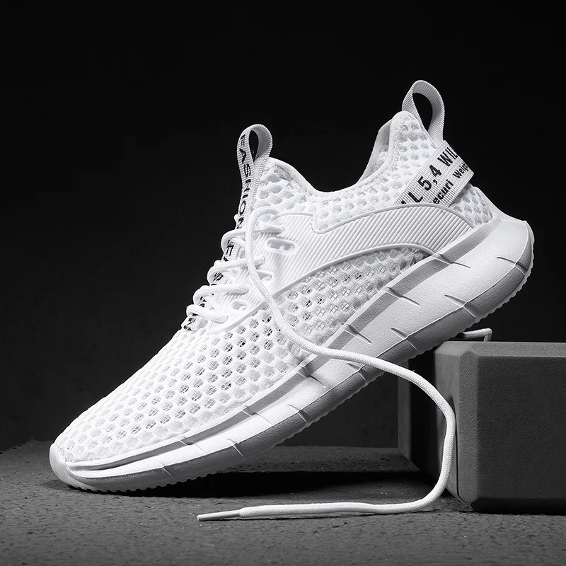 Cut Out Big Hole Mesh Sneakers Breathable and Comfortable Lightweight Shoes for Men and Women Summer Friendly Design — photo 2