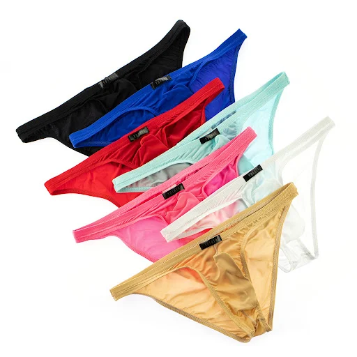 Title 8, Seven-color Mens Ice Silk Underwear Soft Capsule