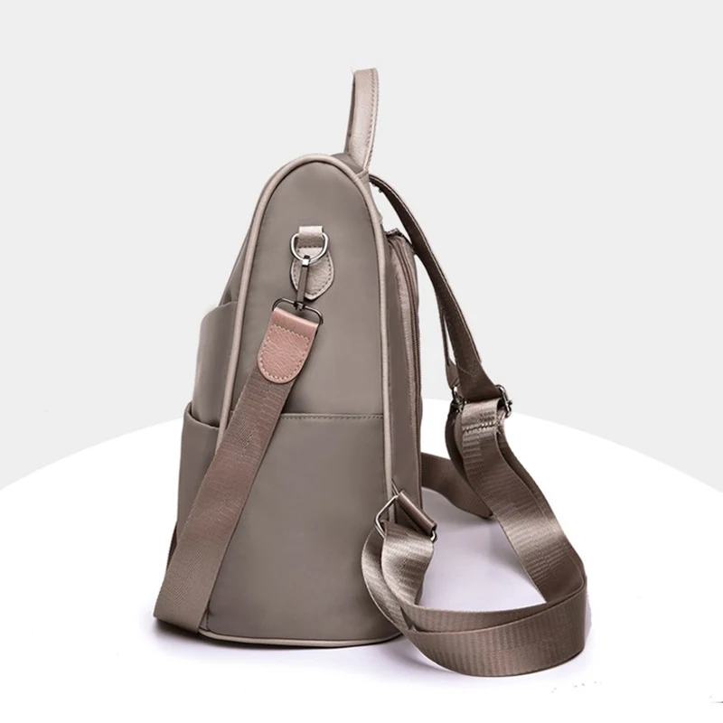 Mochila Elegante Feminina Compras Lazer Escolar Bolsa Design Moderno Espaçosa Confortável Versátil Ideal Para Uso Diário e Atividades — foto 1