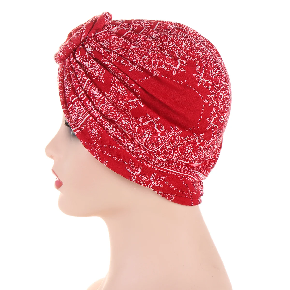 Title 37, Womens Multicolor Printed Snail Headscarf