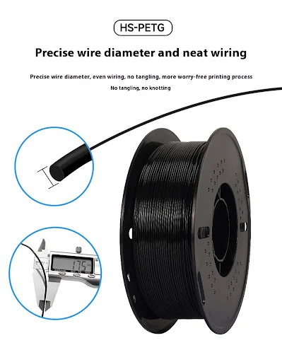 Title 1, PETG de impressão 3D de alta velocidade e brilh...