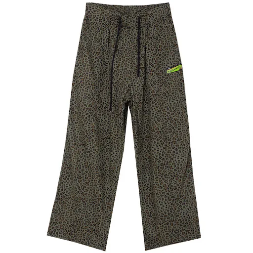Title 1, Leopard print casual pants for women, comfortab...