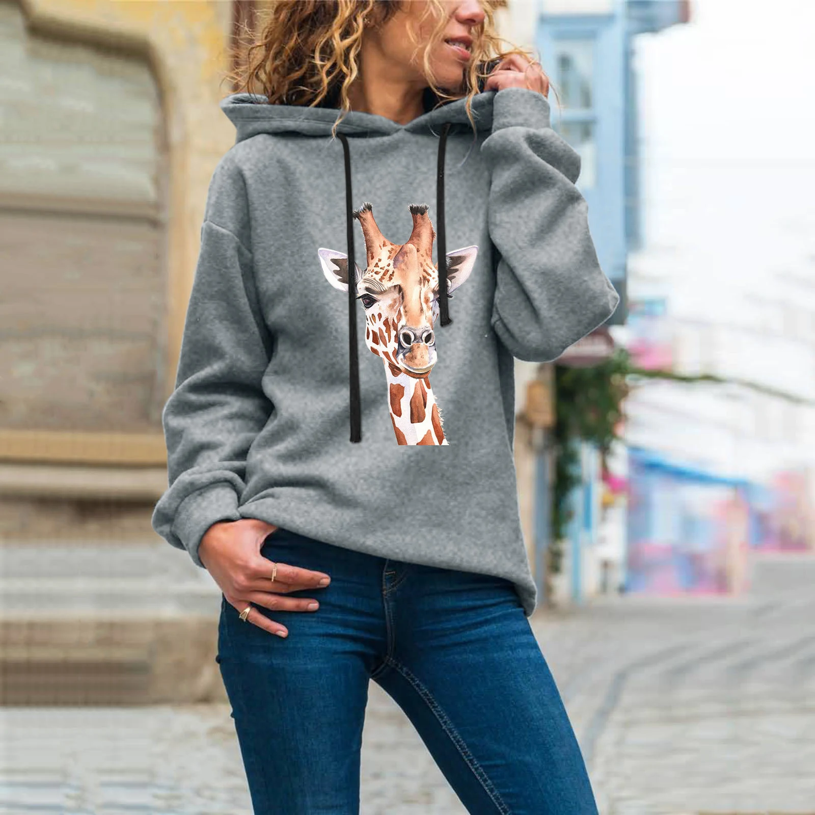 Title 5, New Style Long-sleeved Hooded Pullover Sweater,...