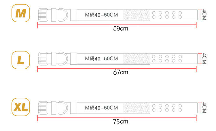 Title 1, Five-speed adjustable nylon pin buckle dog coll...