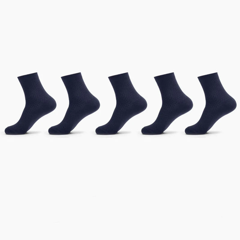 Title 7, Bamboo Fiber Men Socks Business Breathable Male