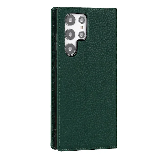 Title 20, Capa de couro Litchi para Galaxy S24 Ultra, pro...