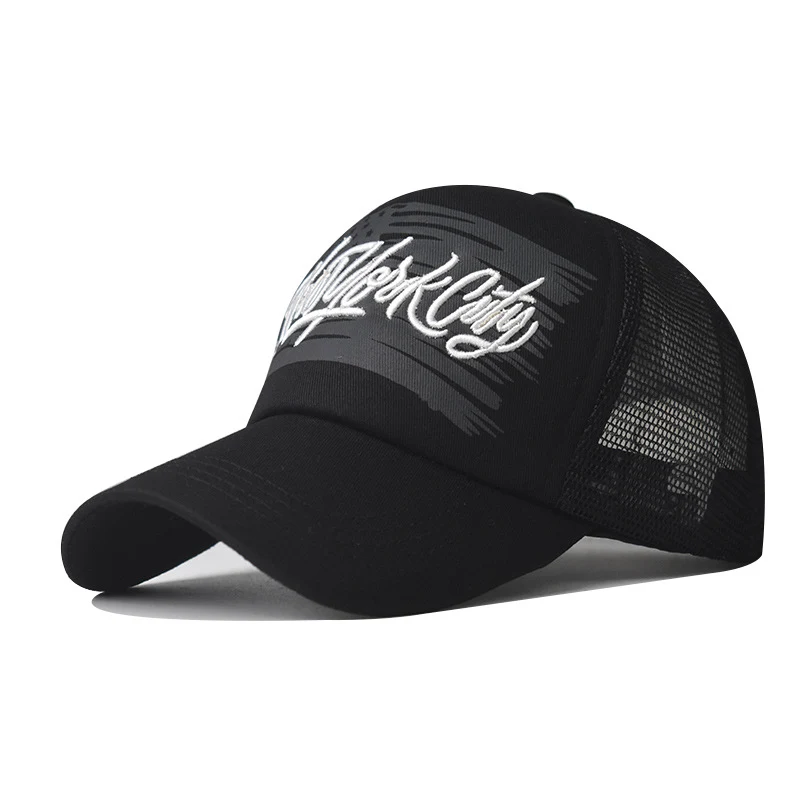 Title 9, Cotton embroidered baseball cap with summer col...