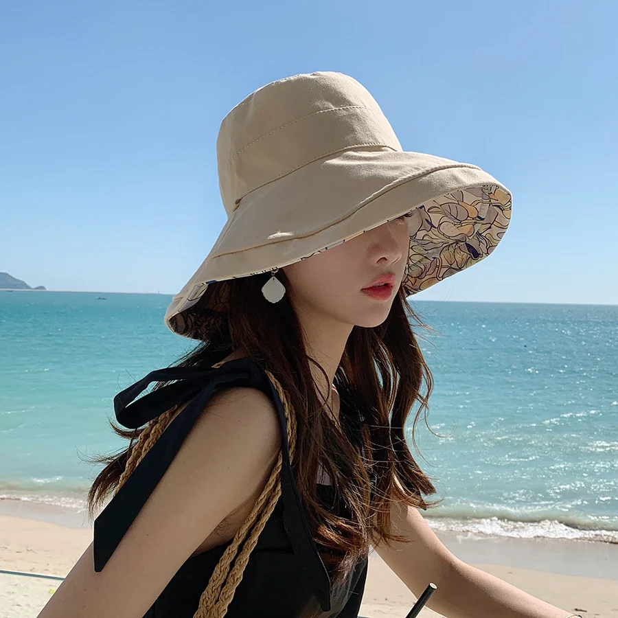 Title 26, Double-sided Wear Big Brim Fisherman Hat Outdoo...