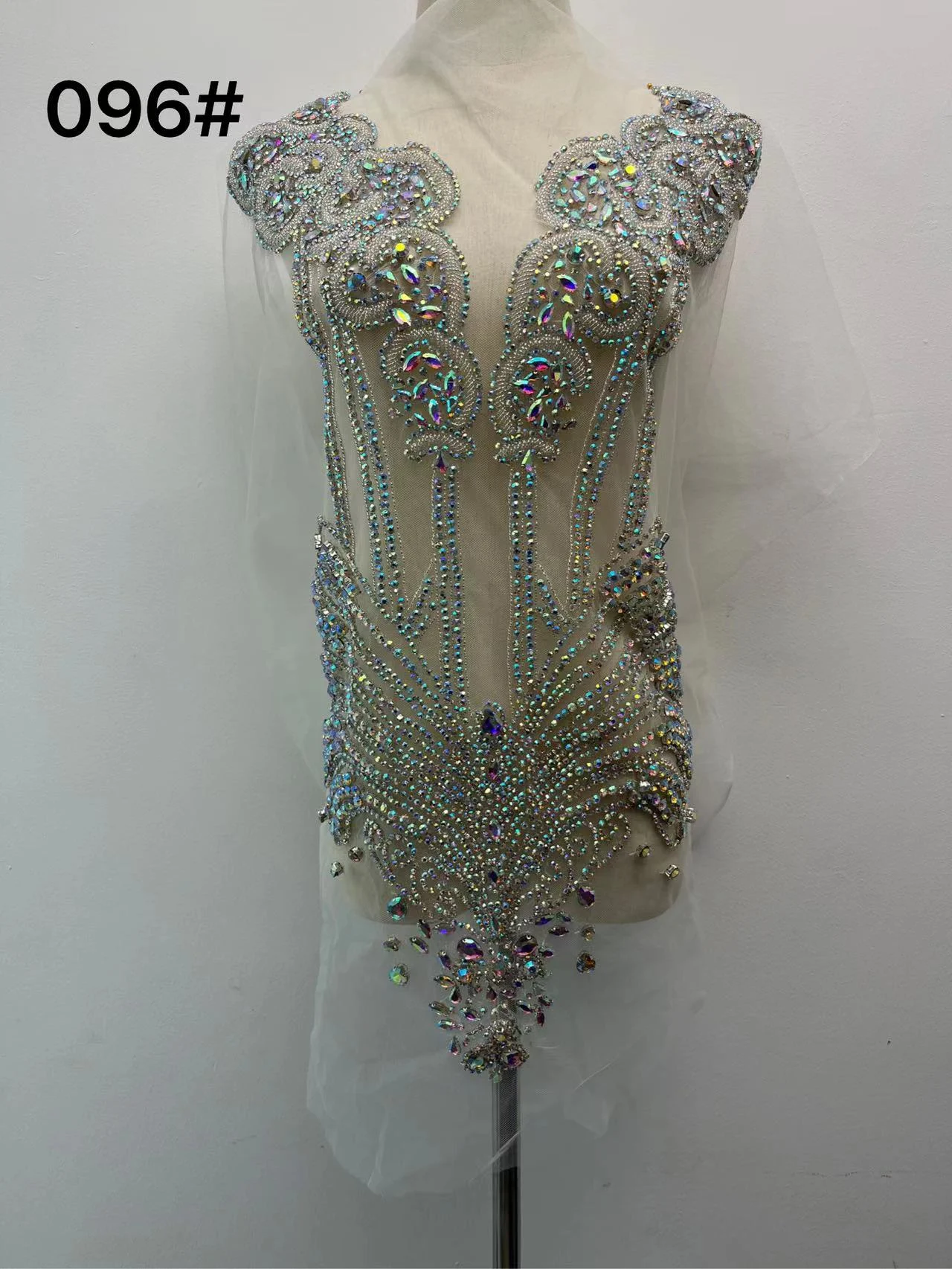 Multi Color Luxury Heavy Industry Nail Bead Dance Dress Wedding Dress Patch Accessories — photo 2