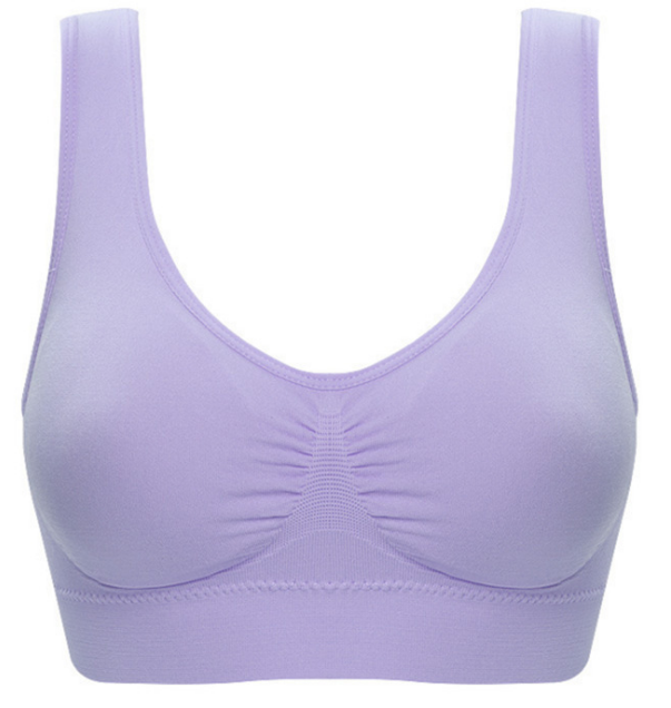 Top de yoga para mujer con sujetador deportivo integrado, crop top para fitness, entrenamiento, correr. Comodidad y soporte. — foto 10