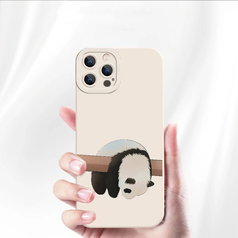 Title 5, Capinha de Celular Panda Desenho Animado Fofo P...