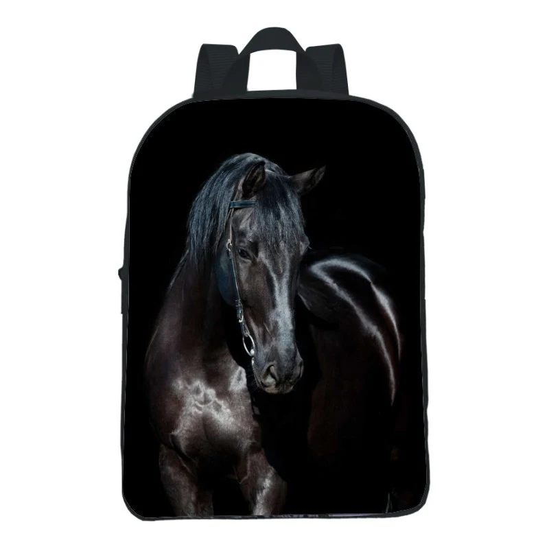 Title 4, 12-inch Digital Printing Animal Horse Backpack ...