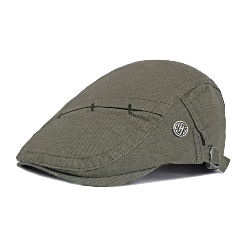 Boina Costurada Casual Literária Retrô Personalidade Chapéu Vintage para um visual único e elegante. Perfeita para um toque de estilo. — foto 6