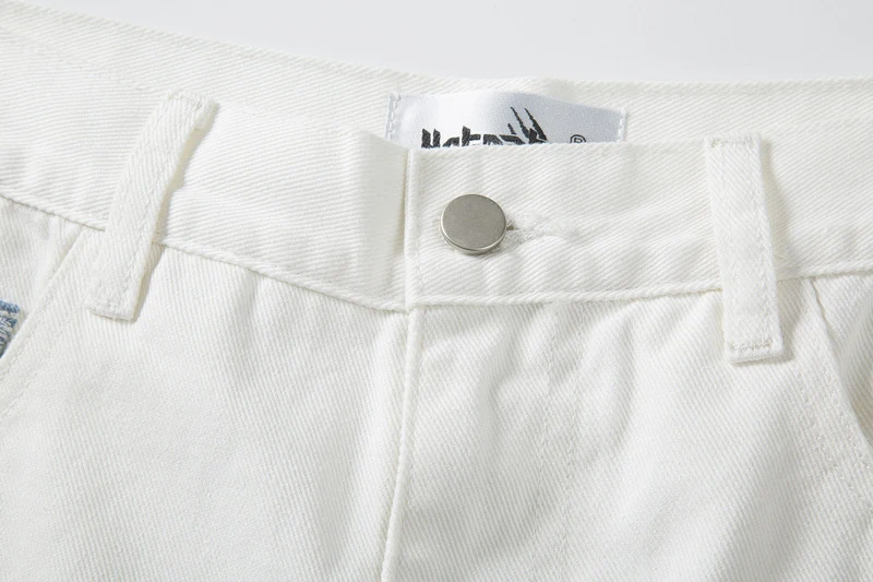 Title 4, Casual jeans met contrastrijke ripped panelen, ...