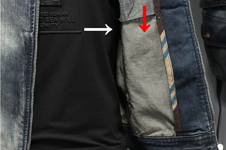 Title 2, Jaqueta Jeans Retro Primavera/Outono Masculina ...