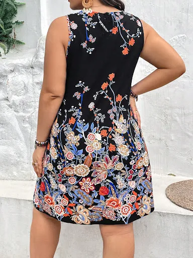 Title 14, Moda feminina cor contraste patchwork saia plan...