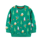 Moletom infantil de Natal com estampa de moda no estilo europeu e americano. Conforto e estilo para celebrar as festas de fim de ano. — foto 2