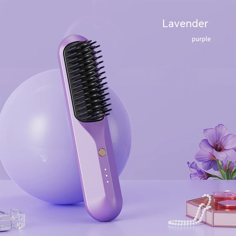 Title 4, Wireless Straight Comb Portable Quick-heating D...
