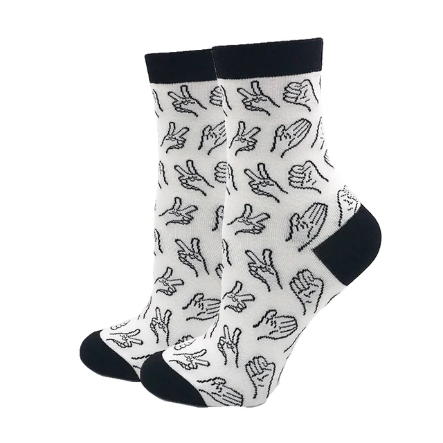 Title 23, Dames casual mode eenvoudige jacquardsokken