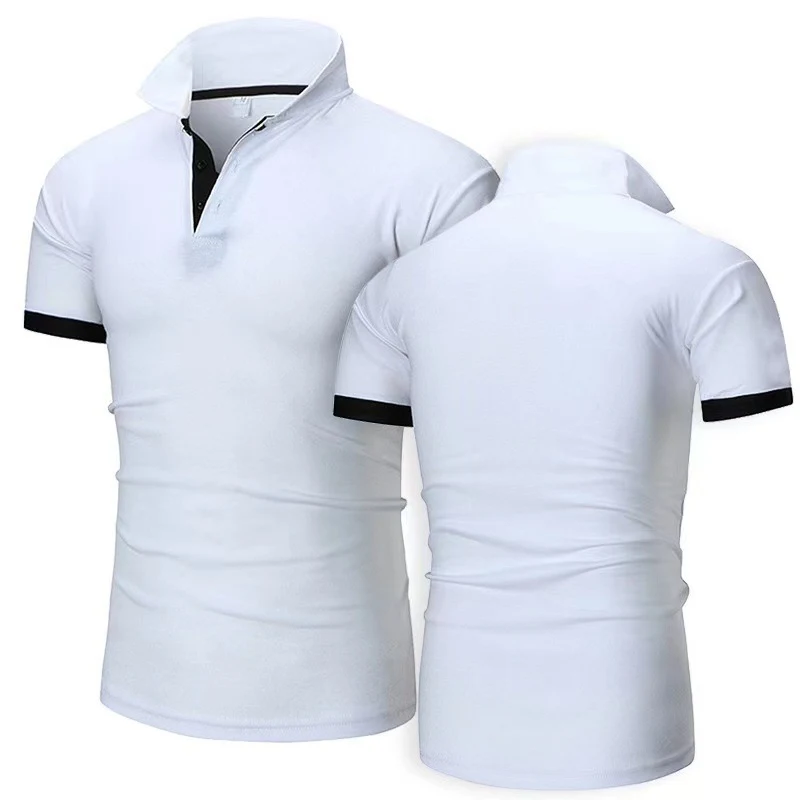 Title 4, Mens Short-sleeved Fashion Polo Shirt Breathab...