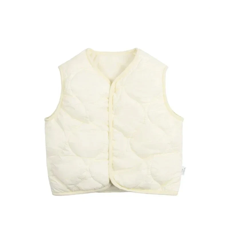 Colete Bebê Térmico Grosso Roupa Externa Colete Quente e Confortável Proteção Ideal para o Inverno e Atividades ao Ar Livre Respirável — foto 3