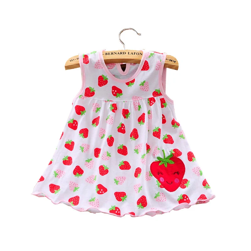 Vestido de bebê de 0 a 1 ano, saia original de algodão macio e respirável. Perfeito para conforto e liberdade de movimentos do seu bebê. — foto 2