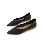 Women's Retro Pointed Shallow Mouth Flat Shoes offer all-day comfort and a stylish look. Perfect flats for everyday wear — photo 1