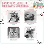 Soft and Breathable Cat Cone Collar with Cute Bee Design, Ensuring Pet Comfort and Wide Protection for Scratching and Li — photo 1