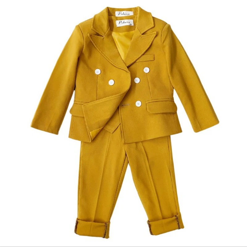 Kinder catwalk pak voor jongens, eenvoudig ontwerp, modieus en comfortabel, ideaal voor speciale gelegenheden, elegante look voor jonge fashionista's. — foto 7