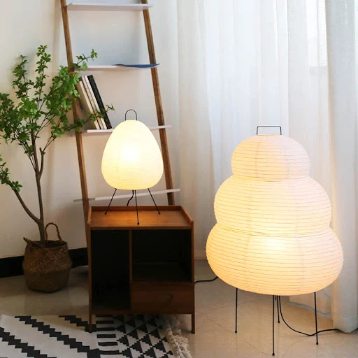 Title 3, Xuan Paper Table Lamp Silent Wind Floor Lamp Ar...