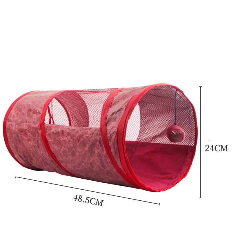 Title 4, Cat Toy Drill Hole Pet Tent. Provides interacti...