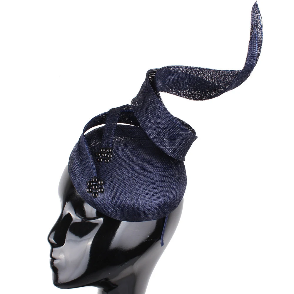 Title 2, Four-Layer Hemp Yarn Noble Headwear New Fashion...