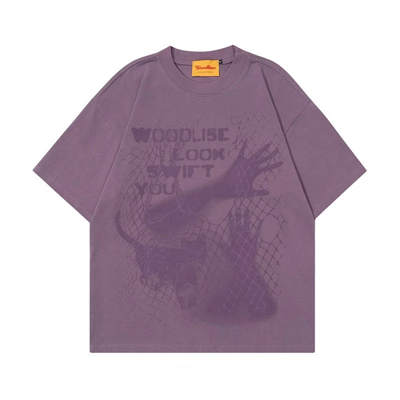 Title 4, American Retro Distressed Printed Short Sleeve,...