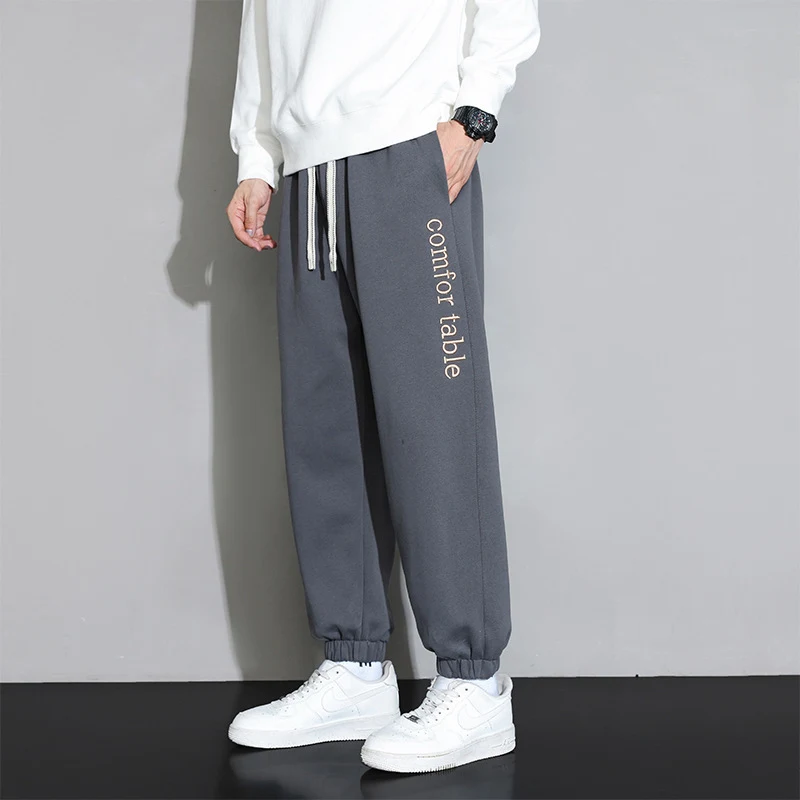 Pantalons de survêtement grande taille pour hommes, décontractés, amples, avec chevilles nouées. Confort et liberté de mouvement garantis. — photo 5