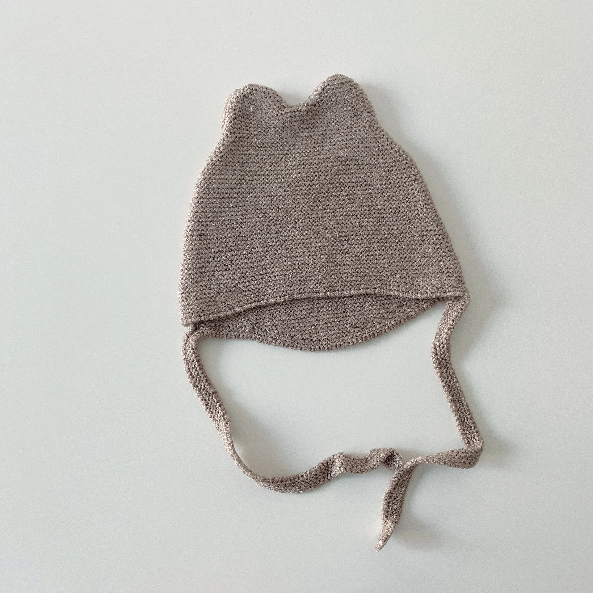 Gorro de bebê estilo coreano, chapéu de lã infantil em quatro cores, macio e quentinho, ideal para proteger a cabeça do seu filho no inverno. — foto 5