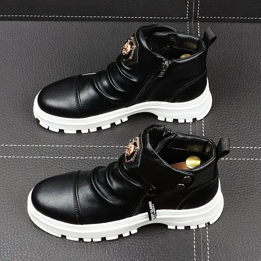 Title 11, Martin Boots High-Top Pi Yinglun Trend Cowboy. ...